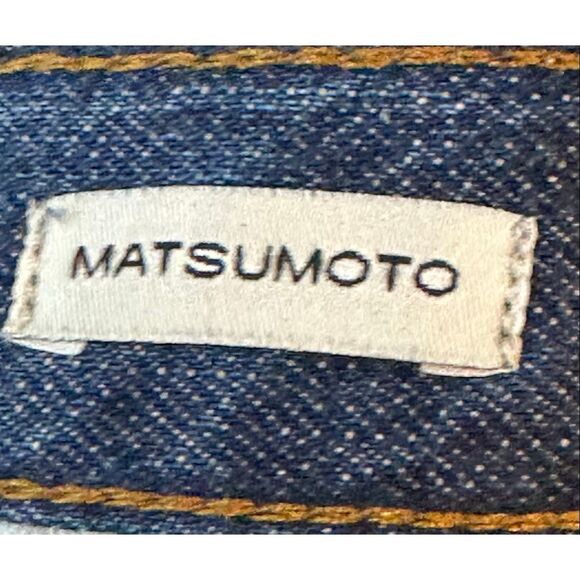 Boro Matsumoto Denim Short “Walk with Me” NWT Size 27 - Picture 9 of 10